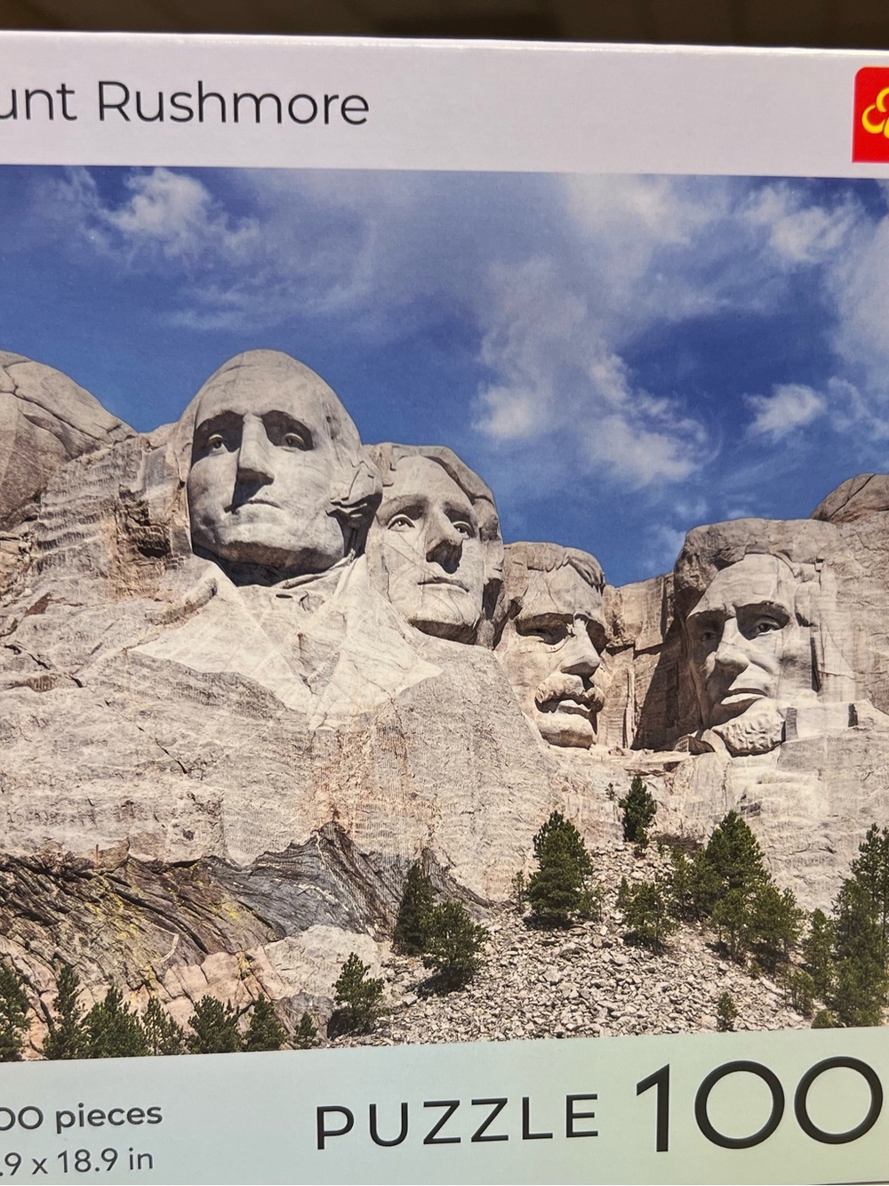 1000-Piece Mount Rushmore Puzzle